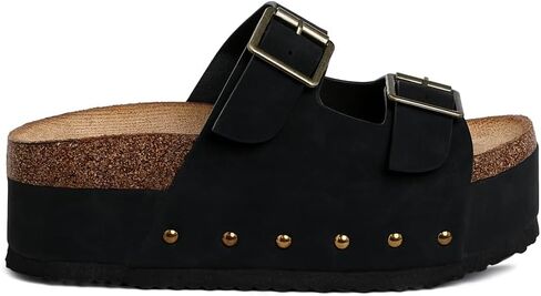 Impala Studded Faux Leather Slip Ons in Kuwait