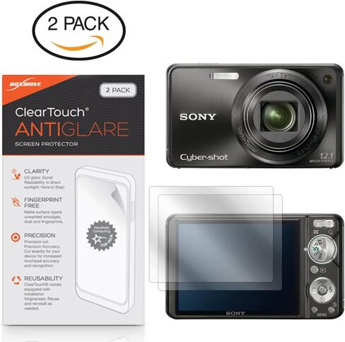واقي شاشة Boxwave متوافق مع Sony Cyber-Shot DSC-W290-Cleartouch Anti-Glare (2-Pack) ، Skin Matte Milt in Saudi Arabia
