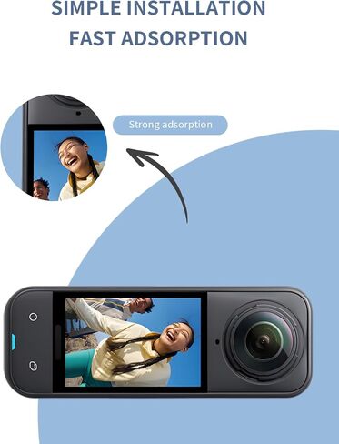 [2 عبوة] واقي الشاشة لـ Insta360 x5 2.5 بوصة فيلم زجاجي مقسى ، واقي شاشة لـ Insta360 X5 Action Camera Anti-Scratch & Sensitive & 9H صلابة in Saudi Arabia