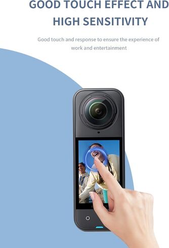 [2 عبوة] واقي الشاشة لـ Insta360 x5 2.5 بوصة فيلم زجاجي مقسى ، واقي شاشة لـ Insta360 X5 Action Camera Anti-Scratch & Sensitive & 9H صلابة in Saudi Arabia