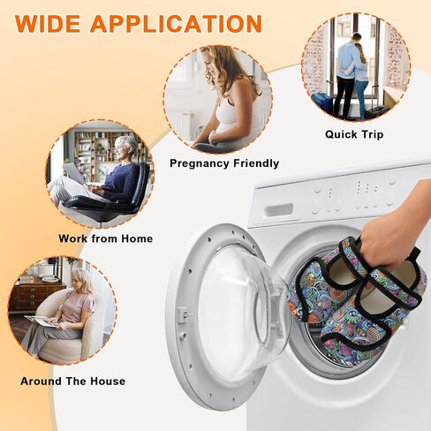 النعال المنزلية للنساء من طراز Joinfree Womens House Slippers على نطاق واسع من النعال السكري المريحة حافي القدمين أحذية Edma Tort in Kuwait