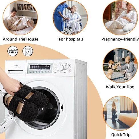 ATHMILE House Slippers for Women Men Indoor Barefoot Slippers Socks Wide Diabetic Shoes Adjustable Soft Slip on House Slippers for Home Bedroom Travel in Saudi Arabia