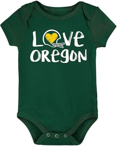 Football Baby Chalk Art Bodysuit and LOGO Bodysuit for Oregon Fans - 2 Pack in Saudi Arabia