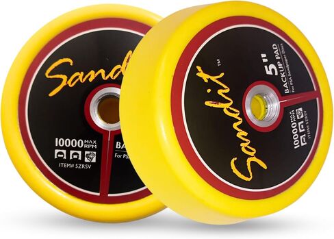 5 "Sandit Backer Pad Hook & Loop PSA لوحة دعم - استخدم أقراص التلميع الرملية المطحنة الزاوية - ملحقات Sanding Hose H & L منصات النسخ الاحتياطي (لاصق حساس للضغط) in Saudi Arabia