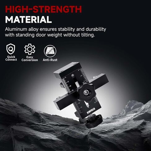 Adjustable Cabinet Door Mounting Jig - Universal Quick Edge Positioner Tool for Frameless & Face Frame Cabinets, Precision Installation Guide for Hinges & Door Alignment in Saudi Arabia