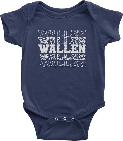 Wallen Country Music Western Infant Bodysuit ، قطن ناعم in Saudi Arabia