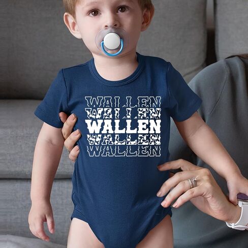 Wallen Country Music Western Infant Bodysuit ، قطن ناعم in Saudi Arabia