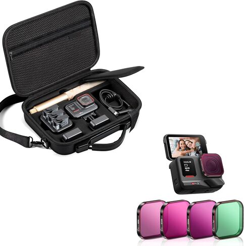 مجموعة مرشحات ND +حالة حمل لـ Insta360 Ace Pro 2 /ACE Pro Lens Lens Accessories 4 Pack CPL ND8 ND16 ND32 in Saudi Arabia