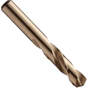 Chicago Latrobe 559 Cobalt Steel Short Length Drill Bit, Gold Oxide Finish, Round Shank, 135 Degree Split Point, 9/32" Size (Pack of 12) in Kuwait