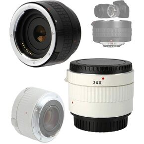محول 2x HD لـ Canon EF 75-300 يصل إلى عدسة تكبير 150-600 مم ، (مهمة: أسود أو أبيض اعتمادًا على التوافر) in Kuwait