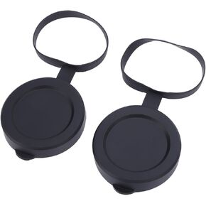 Objective Lens Caps Rubber Protective Snug Fit Telescope Lens Cover for Binoculars Monoculars Telescopes Size 61 to 64mm 2Pcs in Saudi Arabia