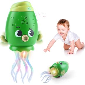 GEVINST Dancing Octopus Baby Toy, Toddler Crawling Tummy Time Toys with Light and Music, Electric Magic Dancing Squid Toy for Kids 12-18+ Months, Funny 1st Boys Girls Birthday Gifts, Yellow in Saudi Arabia