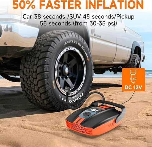 50ppsi paddle Board Pump ، مضخة SUP ذات الضغط العالي الكهربائي ، التضخم والانكماش المرحلة المزدوجة ، التوقف التلقائي ، مضخة هواء SUP المحمولة ، موصل سيارة 12 فولت للسيارات للوقوف ، بيك آب ، قوارب قوارب الكاياك in Saudi Arabia