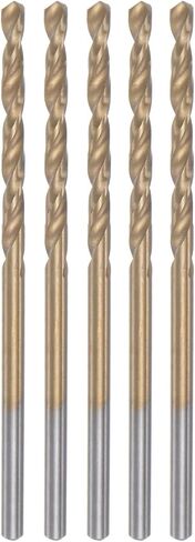 Generic 5pcs Twist Drill Bits 1.8mm Titanium Coated (HSS-E) M42 High Speed Steel 8% Cobalt Straight Shank for Stainless Steel Aluminum Alloy Metal in Saudi Arabia