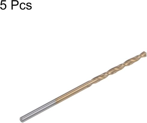 Generic 5pcs Twist Drill Bits 1.8mm Titanium Coated (HSS-E) M42 High Speed Steel 8% Cobalt Straight Shank for Stainless Steel Aluminum Alloy Metal in Saudi Arabia