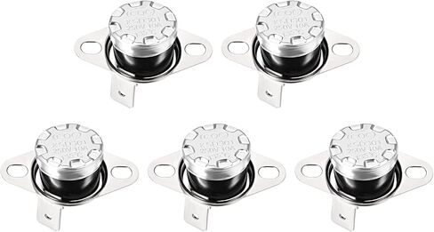 Rebower KSD301 Thermostat 65C NC Temperature Thermal Control Switch, [for Microwave Oven Refrigerators] - Normally Closed/90C Angle/2pcs in Kuwait