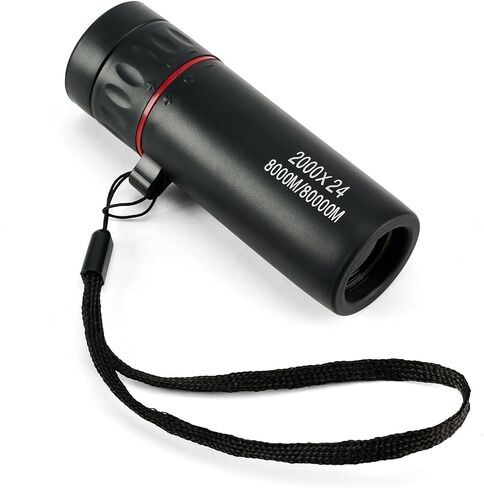 Mini Monocular Telescope Focusing Optical Binoculars Waterproof and Non-Slip Monoculars for Adults, Black in Saudi Arabia
