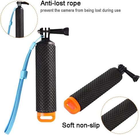 عائمة قبضة اليد العائمة Bobber Stick Monopod Mount for Action كاميرات الغوص تحت الماء تصوير رياضة للتصفح- in Saudi Arabia