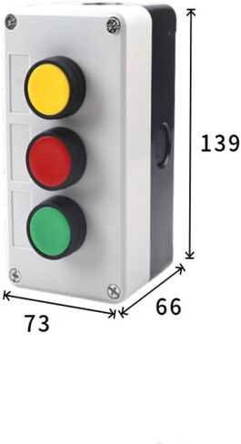 ابدأ وإيقاف الإرجاع الذاتي لحظة زر التبديل في حالة طوارئ توقف عن مربع التحكم الصناعي (لحظة-03) in Kuwait