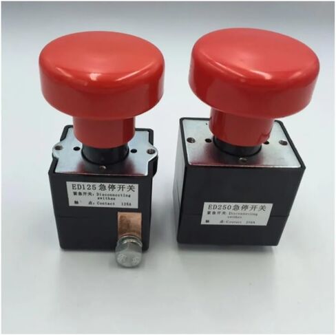 ZJK125 (ED125) ZJK250 (ED250) Emergency disconnecting Switch Push Button Switch 125A 250A for car Automobile Vehicle(Single125A) in Kuwait