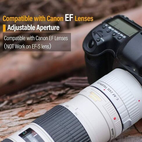 محول 2x HD لـ Canon EF 75-300 يصل إلى عدسة تكبير 150-600 مم ، (مهمة: أسود أو أبيض اعتمادًا على التوافر) in Kuwait