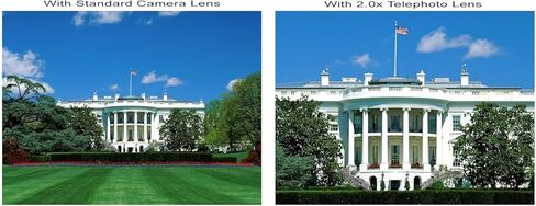 محول 2x HD لـ Canon EF 75-300 يصل إلى عدسة تكبير 150-600 مم ، (مهمة: أسود أو أبيض اعتمادًا على التوافر) in Kuwait