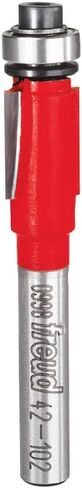 Diablo Carbide Flush Trim Router Bit - Cuts Hardwood, Softwood, Plywood, Composite Materials - 3/8" Dia, Tico Carbide, Anti-Buildup Coating, Pattern Routing - DR42102 in Saudi Arabia