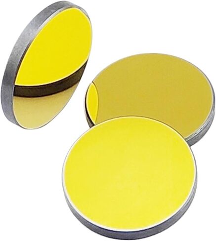 1pc Co2 Laser Si Reflective Mirrors for Laser Gold-Plated Silicon Reflector Lenses Dia. 20 25 30mm(30mm) in Saudi Arabia