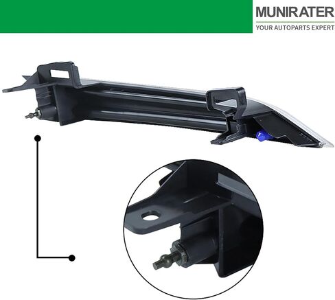 munirater Headlight Reflector Panels Left Side Dark Gray Replacement for Murano 2009-2014 in Saudi Arabia