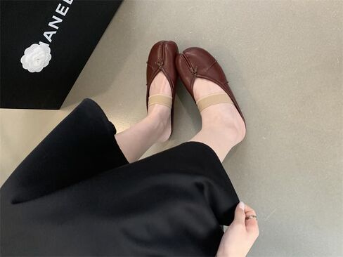 ZQW Soft Tabi Bunes for Women Leabing Ene Sehless Slies Slies Slies Recied Rightweight Slip على الأحذية لارتداء داخلي في الهواء الطلق اليومي in Kuwait