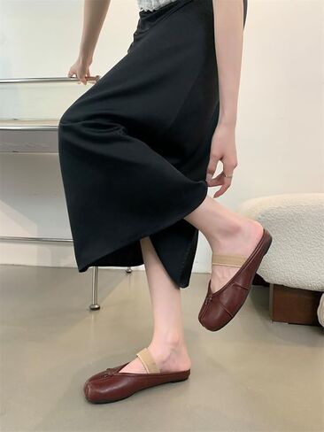 ZQW Soft Tabi Bunes for Women Leabing Ene Sehless Slies Slies Slies Recied Rightweight Slip على الأحذية لارتداء داخلي في الهواء الطلق اليومي in Kuwait