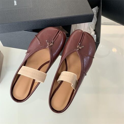 ZQW Soft Tabi Bunes for Women Leabing Ene Sehless Slies Slies Slies Recied Rightweight Slip على الأحذية لارتداء داخلي في الهواء الطلق اليومي in Kuwait