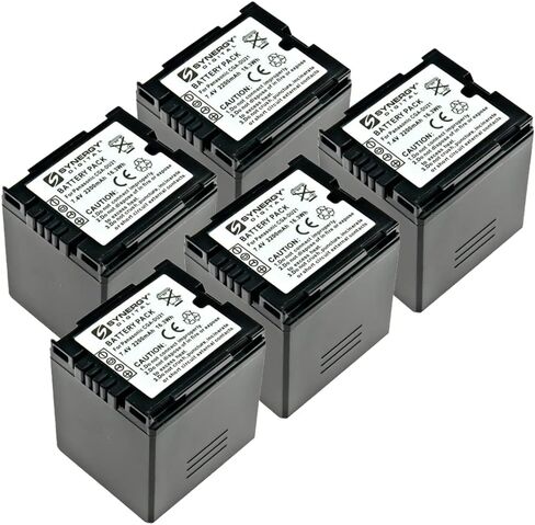Synergy Digital Camcorder Batteries, Compatible with Battery Biz B-9067, B-9608, B-9609 Camcorder Batteries (li-ion, 7.4V, 2200 mAh), Set of 2 in Saudi Arabia