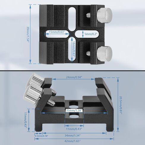Alstar L Type Binocular Tripod Adapter - Bundle with - Universal Dovetail Base in Saudi Arabia