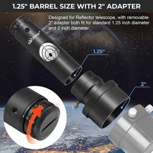alstar l type type pinocular tripter - bundle with - محاذاة 1.25 "محول ليزر 2" محول in Saudi Arabia