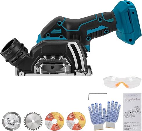 Cordless Cut Off Tool Compatible with Makita 18V Battery, 20000RPM Cordless Angle Grinder Brushless Motor (NO Battery) for Wood/Metal/Plastic (Fit for MA-KITA 18V Battery) in Saudi Arabia