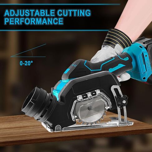 Cordless Cut Off Tool Compatible with Makita 18V Battery, 20000RPM Cordless Angle Grinder Brushless Motor (NO Battery) for Wood/Metal/Plastic (Fit for MA-KITA 18V Battery) in Saudi Arabia