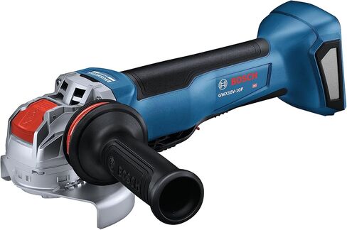 Bosch GWX18V-10PN-RT 18V Brushless Lithium-Ion 4-1/2 - 5 in. Cordless X-LOCK Angle Grinder with No Lock-On Paddle Switch (Tool Only) (Renewed) in Saudi Arabia