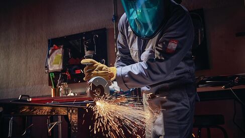 Bosch GWX18V-10PN-RT 18V Brushless Lithium-Ion 4-1/2 - 5 in. Cordless X-LOCK Angle Grinder with No Lock-On Paddle Switch (Tool Only) (Renewed) in Saudi Arabia