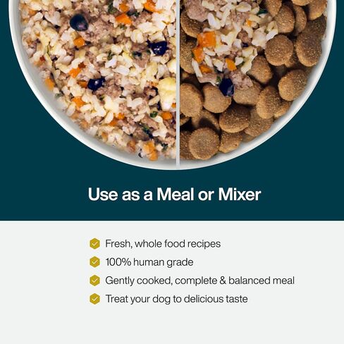 طعام الكلاب الطازج المجمد من JustFoodForDogs، وجبة كاملة أو طعام للكلاب، معكرونة من الديك الرومي والقمح الكامل، 72 أونصة (عبوة من 7 قطع) in Kuwait