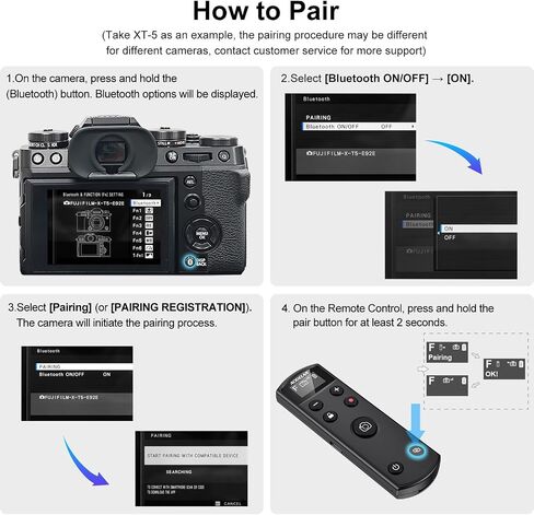بالنسبة إلى ترايبود كاميرا Fujifilm مع إصدار مصراع قابلة لإعادة الشحن ، فإن Aodelan Shooting Grip Wireless Control Handled for Fuji X-T30 II و X-S10 و X100VI و X-H2S و X-H2 و X-T5 و X-T4 و X-T3 و X-S20 و X-T50 و X-T30 in Saudi Arabia