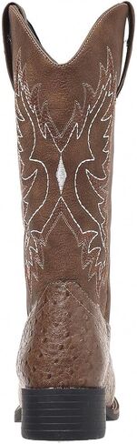 أحذية رعاة البقر الغربية للنساء منتصف العجل Cowgirl Boot Snip Toe كعب مكتنزة in Kuwait