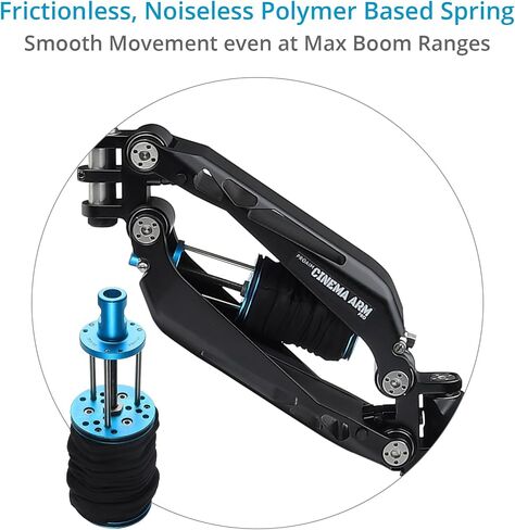 PROAIM Cinema Pro Heavy-Duty Gimbal Stabilizer Arm & Lightweight Support Vest. Payload: 15-29kg / 33-63. 8lb.Arm Post 1/2", 3/4", 5/8". for Handheld Video Camera Stabilizers in Saudi Arabia