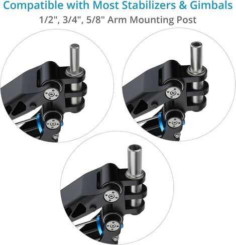 PROAIM Cinema Pro Heavy-Duty Gimbal Stabilizer Arm & Lightweight Support Vest. Payload: 15-29kg / 33-63. 8lb.Arm Post 1/2", 3/4", 5/8". for Handheld Video Camera Stabilizers in Saudi Arabia