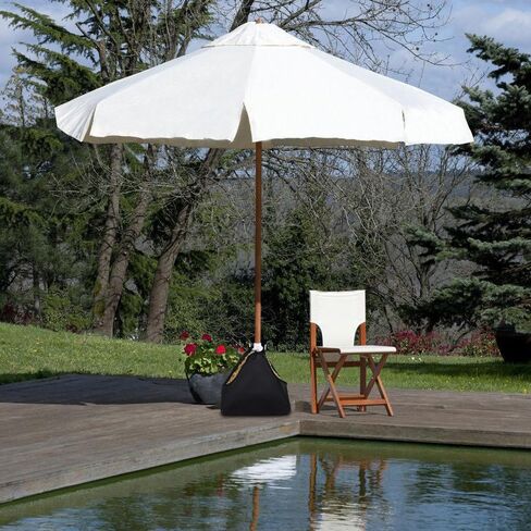 MiOYOOW Fillable Weights Sand Bag, Portable Umbrella Base Weight with Reinforced Hook Waterproof Beach Umbrella Sandbag for Sunshade Garden Outdoor in Saudi Arabia