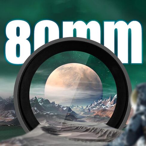 Telescope for Kids Adults Astronomy Beginners 80mm Refractor Telescopes Low Light NightWaterproof HD with Smartphone Adapter Backpack and Moon Filter in Saudi Arabia