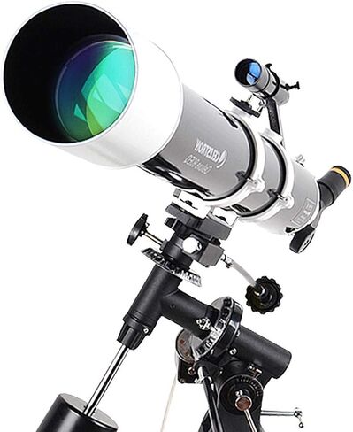Practical Telescope Focal Length 910Mm Refractor Telescope with Tripod ; Finder Scope Portable Telescope for Kids ; Astronomy Beginners Travel Scope in Kuwait