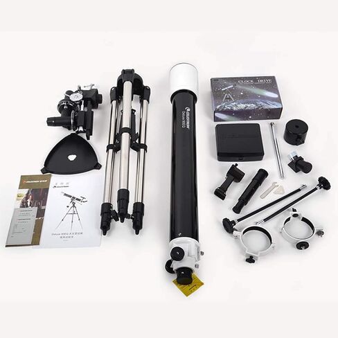 Practical Telescope Focal Length 910Mm Refractor Telescope with Tripod ; Finder Scope Portable Telescope for Kids ; Astronomy Beginners Travel Scope in Kuwait