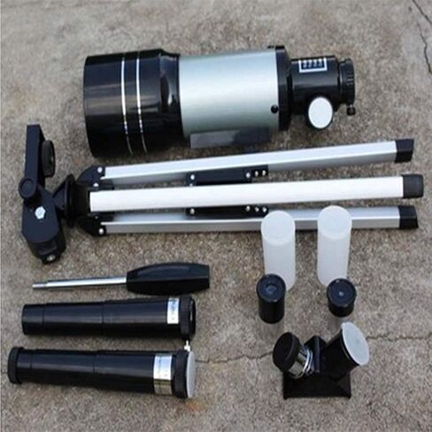 Monocular Telescope 50-100Mm Refracting Astronomy Telescope 150 High Magnificationobject-Database & Audio Tours with Mount & Tripod Included for Camping Hiking in Saudi Arabia
