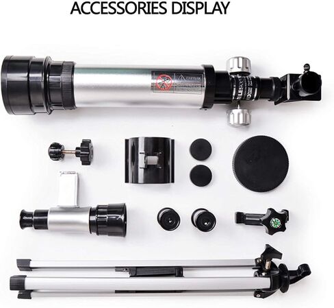 تلسكوب تلسكوب أحادي العين لعلم الفلك 50 ملم HD Telescope Telescope والمبتدئين والأطفال مع ترايبود قابل للتعديل ونطاق الباحث مثالي للأطفال التعليمية والهدية in Saudi Arabia